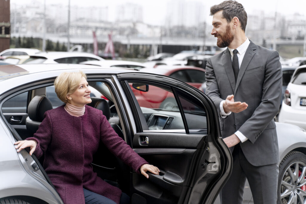 taxi-driver-female-client-interacting-formal-way